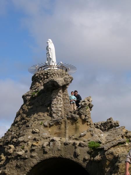 Le rocher de la vierge � Biarritz