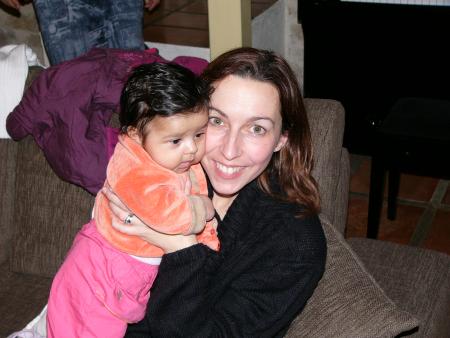 Eloise avec sa tata !!